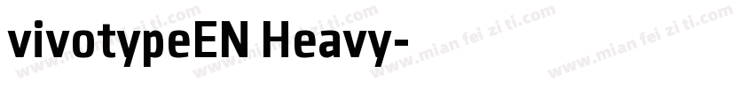 vivotypeEN Heavy字体转换